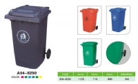 AQA—2402B型360升塑料垃圾桶
